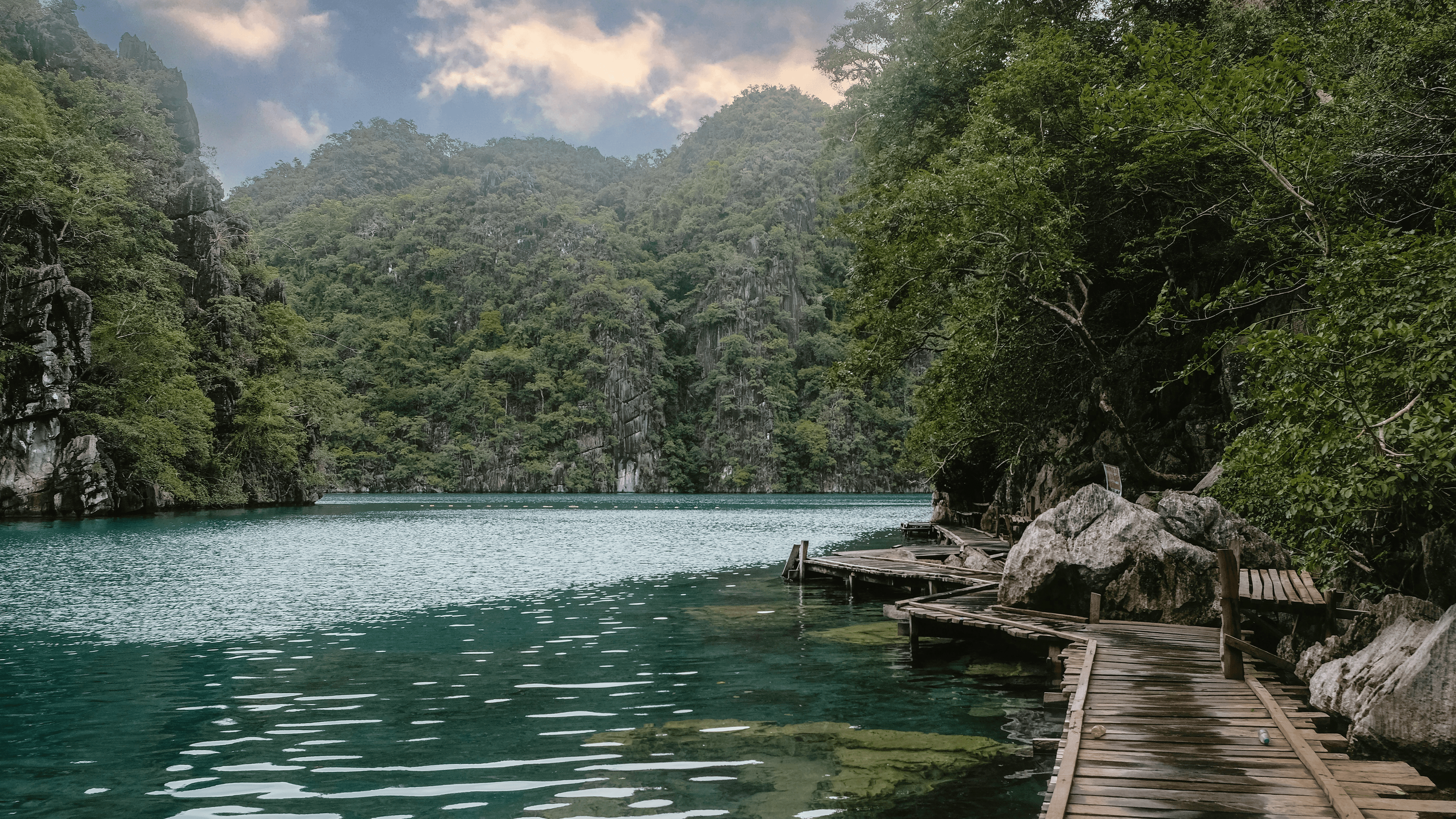 Lagoon in Praya Palawan